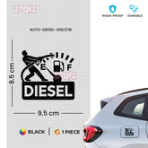 Weatherproof Diesel Decal for Safety